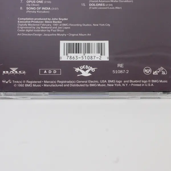 The Best of Tommy Dorsey CD 1992 BMG Big Band Jazz Swing RCA Bluebird