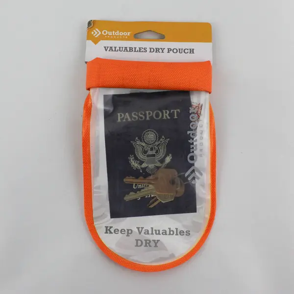 Outdoor Products Valuables Dry Pouch Watertight Seal  for Passport and Valuables