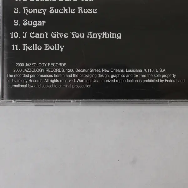 Doc Cheatham "Live at the Windsor Jazz Series 1981"  CD 2000 Jazzology