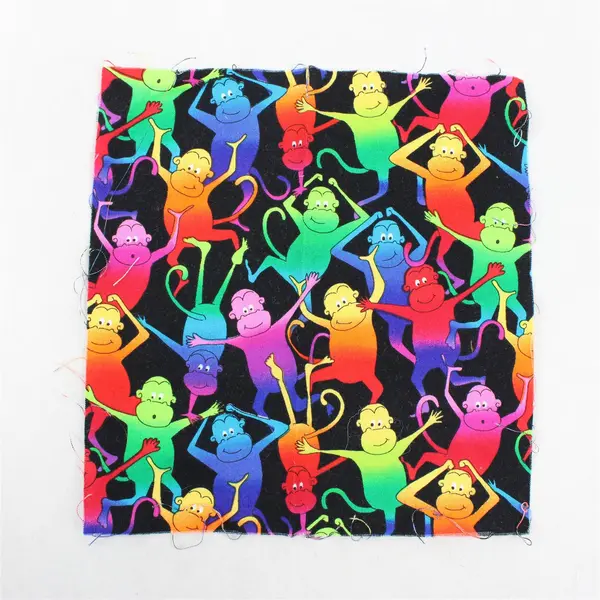 Mixed Lot of 21 Fabric Scraps Various Patterns DIY Quilting Crafting