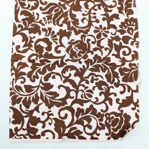 Mixed Lot of 8 Brown Pink Green Fabric Scraps DIY Quilting Crafting