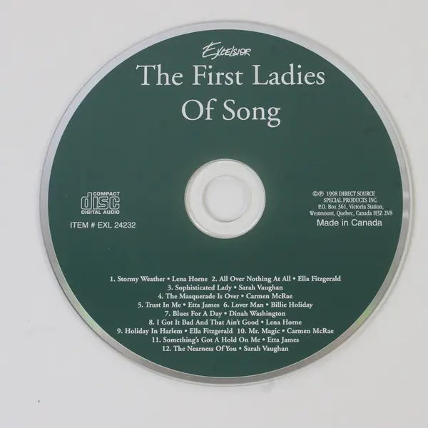 The First Ladies of Song Women in Music Various Artists CD 