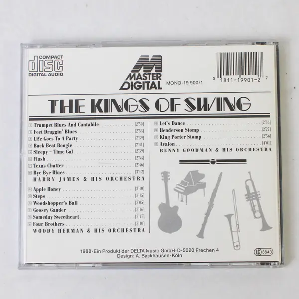 The Kings Of Swing Vol 1 Benny Goodman Harry James Woody Herman 1988 CD