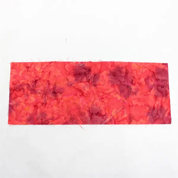 Mixed Lot of 13 Red Multicolor Fabric Scraps DIY Quilting Crafting