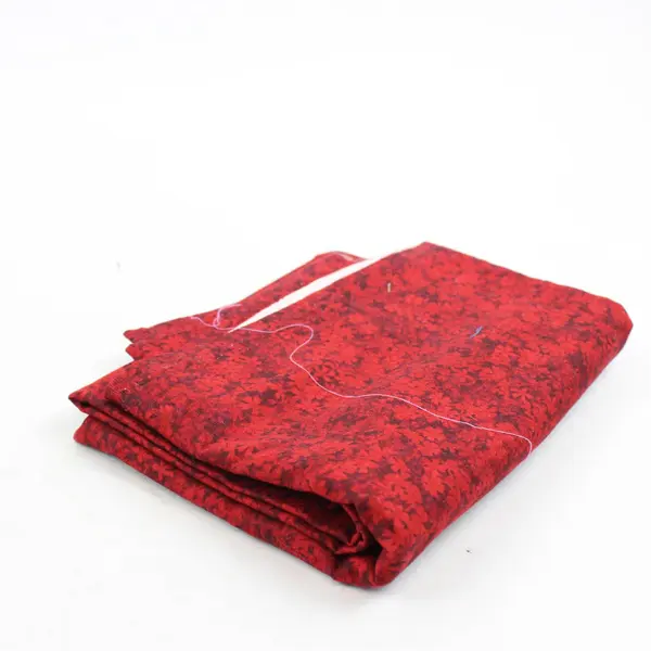 Mixed Lot of 10 Red Multicolor Fabric Scraps DIY Quilting Crafting