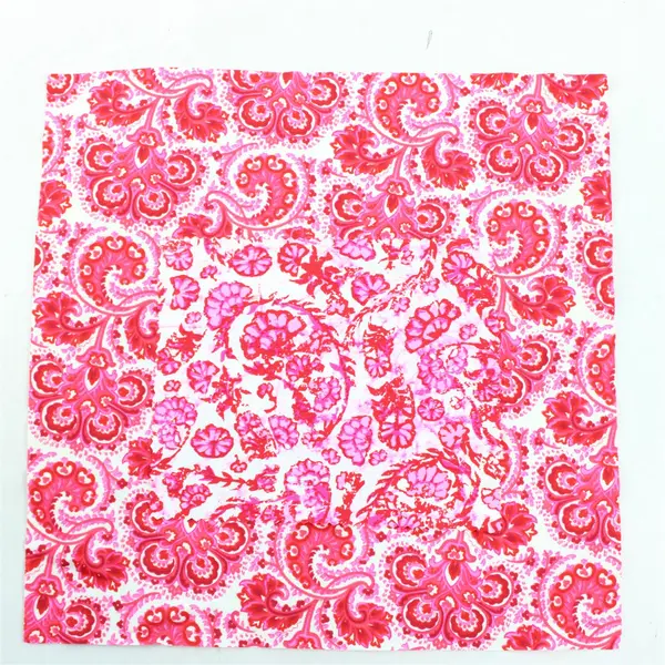 Mixed Lot of 10 Red Multicolor Fabric Scraps DIY Quilting Crafting