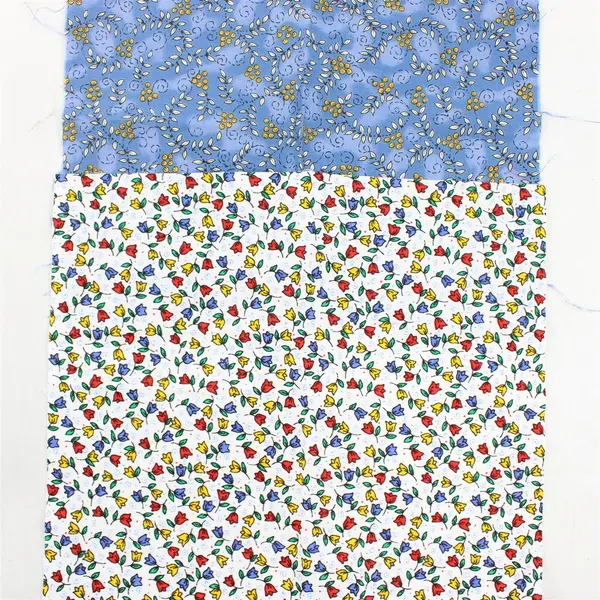 Mixed Lot of 13 Blue Multicolor Fabric Scraps DIY Quilting Crafting