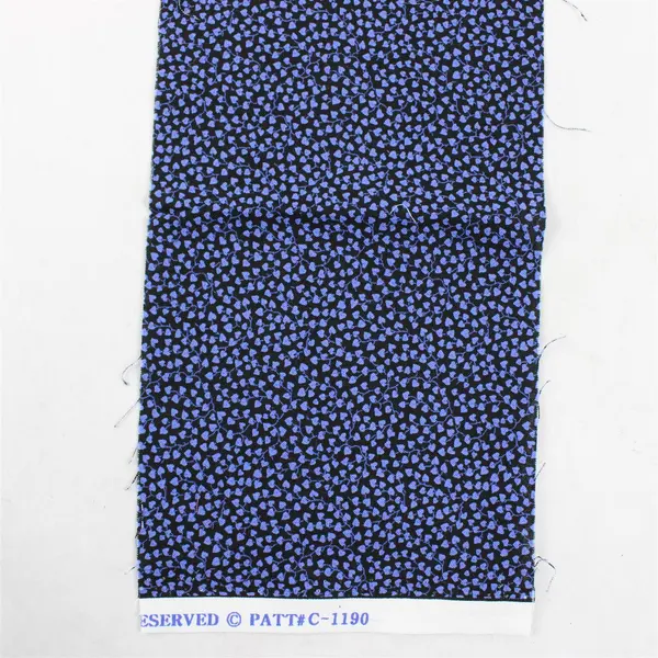 Mixed Lot of 13 Blue Multicolor Fabric Scraps DIY Quilting Crafting