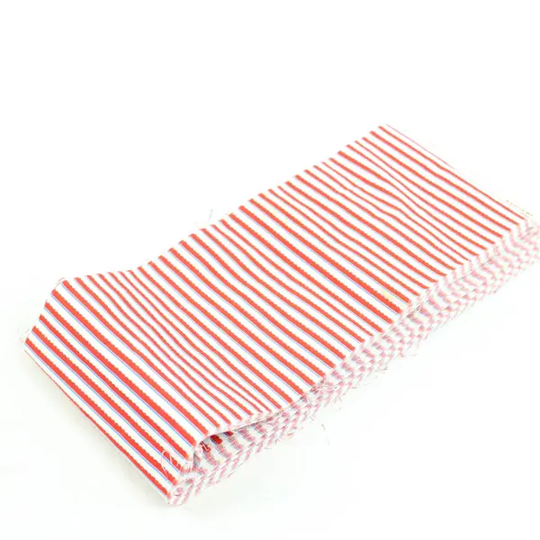 Mixed Lot of 44 Red Orange & Yellow Fabric Scraps DIY Quilting Crafting