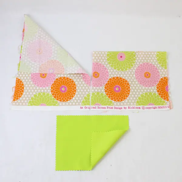 Mixed Lot of 11 Multicolor Springtime Fabric Scraps DIY Quilting Crafting