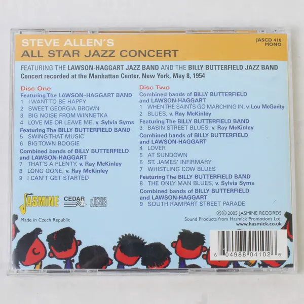 Steve Allen's All Star Jazz Concert 2-Disc Jazz CD 2005 Used