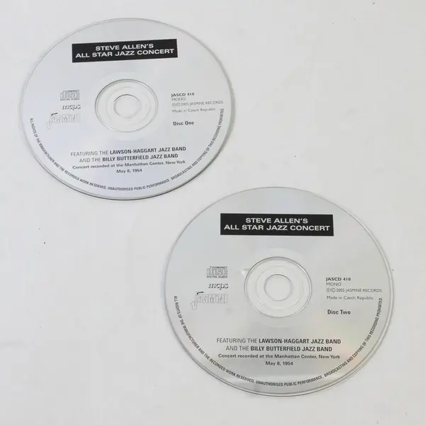 Steve Allen's All Star Jazz Concert 2-Disc Jazz CD 2005 Used