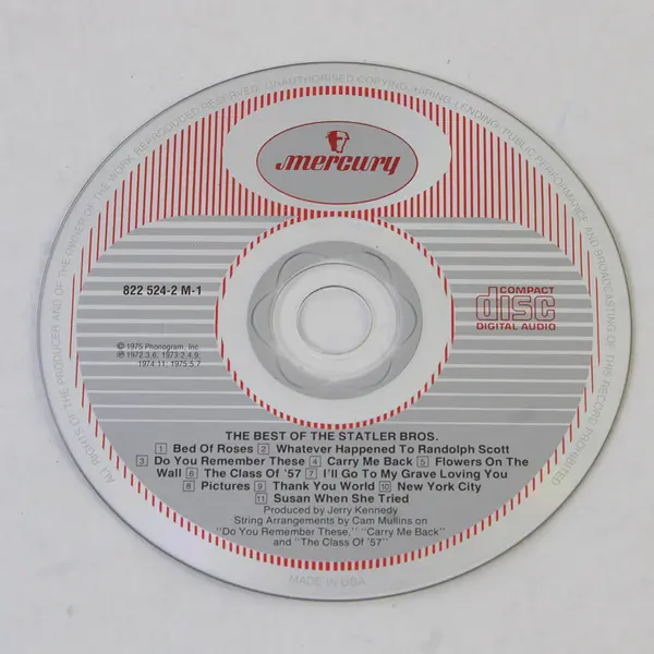 Best of the Statler Bros. CD PolyGram Records  Phonogram 1975 