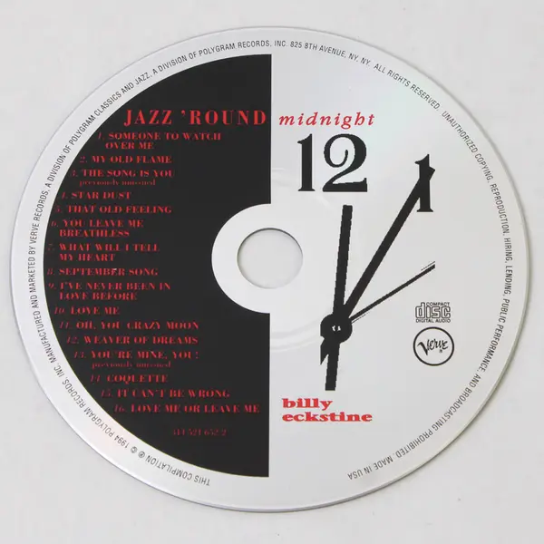 Jazz 'Round Midnight Billy Eckstine CD 1994