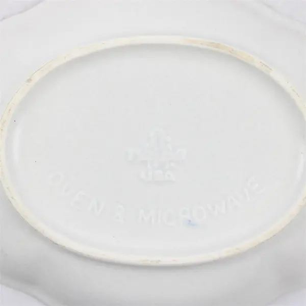 Set of 2 Pfaltzgraff Yorktowne Oval Stoneware Relish Dishes 8"