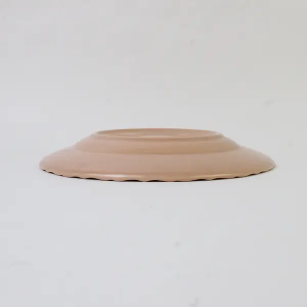 VTG Franciscan Coronado Beige Coral Matte Dessert/Pie Plate 7-1/4"