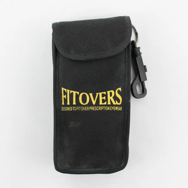 Fitovers Men's Black Sunglasses with Soft Case