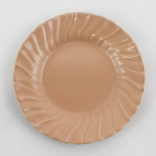 Set of 3 Franciscan Ware Coronado Fruit Dessert Saucer Plates Aqua Coral Swirl 