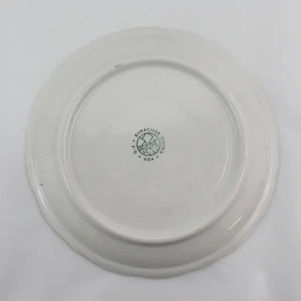 Syracuse China Liberty Blue White Dinner Plate Restaurant Ware  10 Inch 