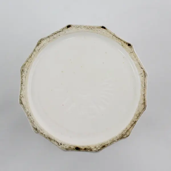 Vintage Novelty Polish Mug with Inside Handle White Ceramic Mug