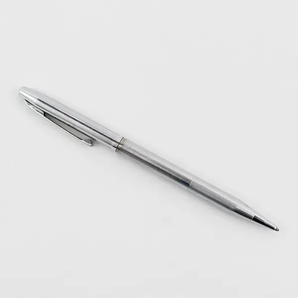 Vintage Centennial Ballpoint Pen USA Made Chrome Plated Steel