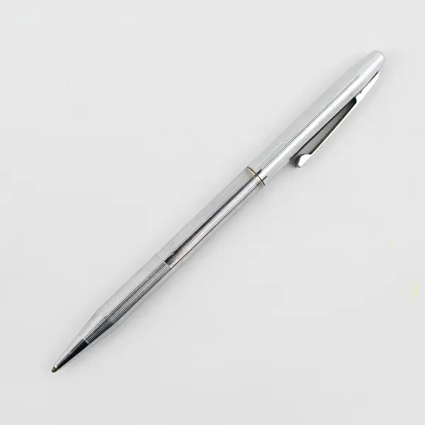 Vintage Centennial Ballpoint Pen USA Made Chrome Plated Steel