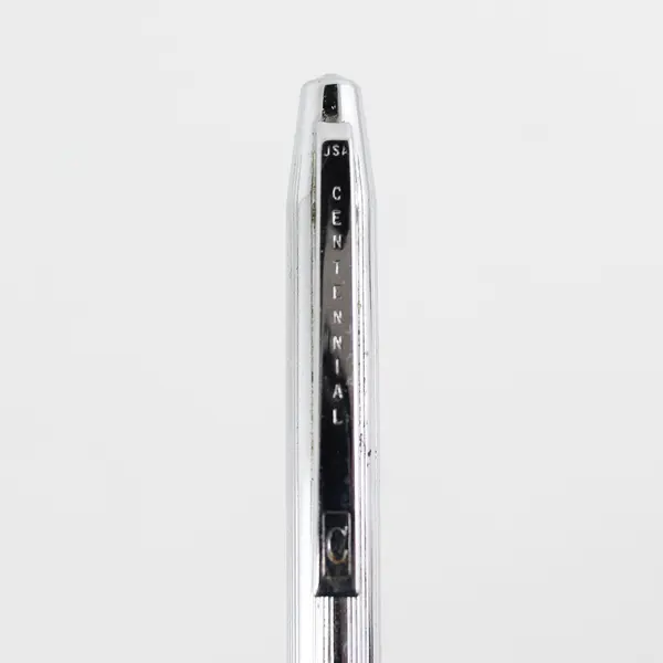 Vintage Centennial Ballpoint Pen USA Made Chrome Plated Steel