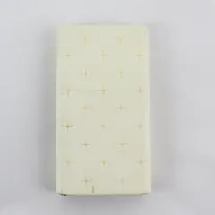 Krementz Atomic Star Jewelry Box Vintage Gift Cream Gold Accents Velvet Hinged 