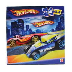 Hot Wheels 100 Piece Kids' Puzzle 2006 Mattel #L2148, Complete