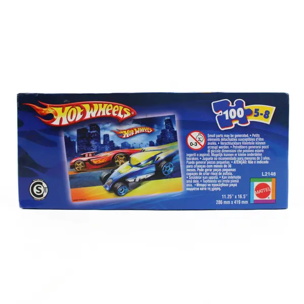 Hot Wheels 100 Piece Kids' Puzzle 2006 Mattel #L2148, Complete