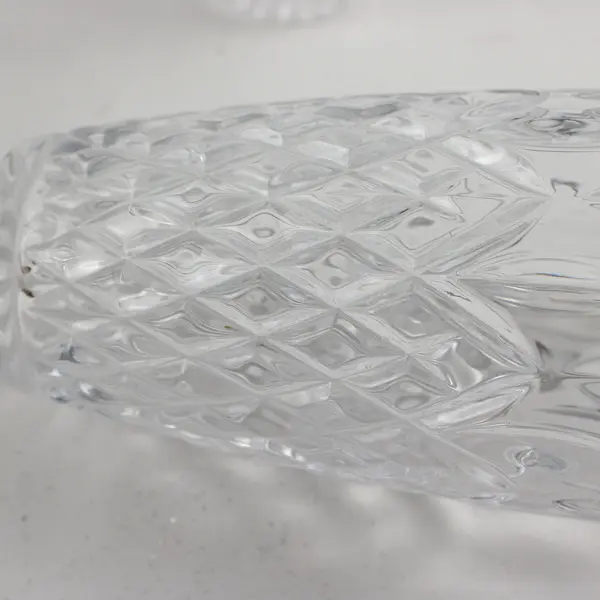 Lot Of 3 Matching Mikasa Clear Pressed Glass Harding Highball Glasses 5.5" Tall