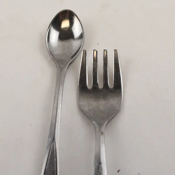 4 International Silver (Avon) 1980 The First Years SS Infant 2 Forks 2 Spns HTF