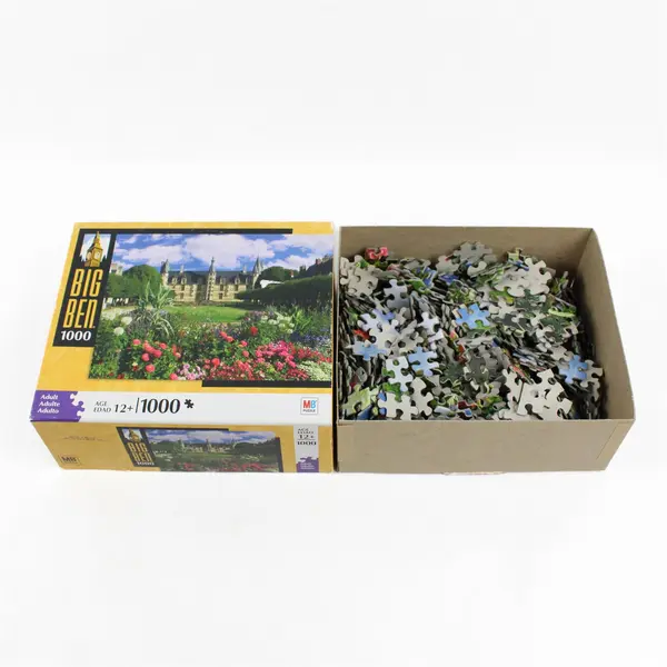 Hasbro Big Ben 2008 1000 Pc Jigsaw Puzzle Ducal Palace, France Complete