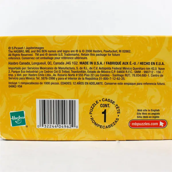 Hasbro Big Ben 2008 1000 Pc Jigsaw Puzzle Ducal Palace, France Complete