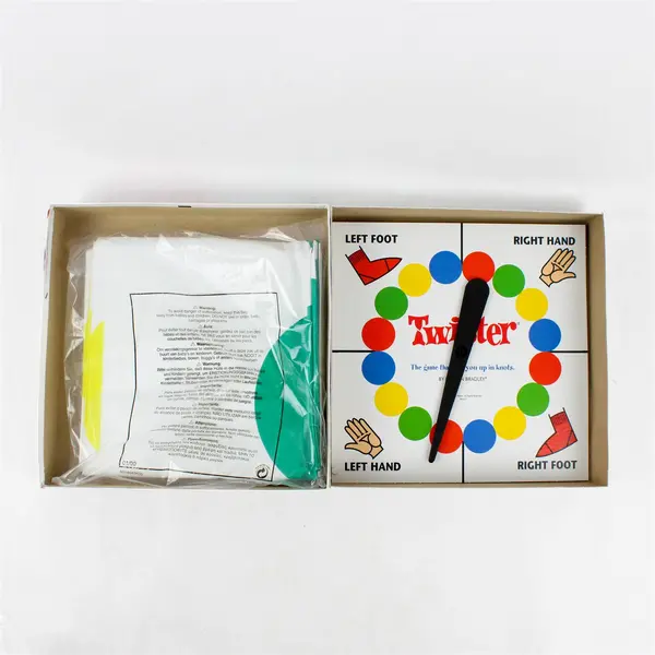 Hasbro & Milton Bradley Twister Board Game w/ Instructions, #04645 Complete