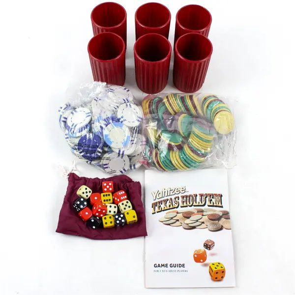 Yahtzee Texas Hold'em Board Game 2004 Edition, Complete #42641