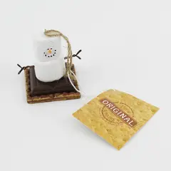  Midwest of Cannon Falls Original S'mores Marshmallow Ornament W/Hanger NWT