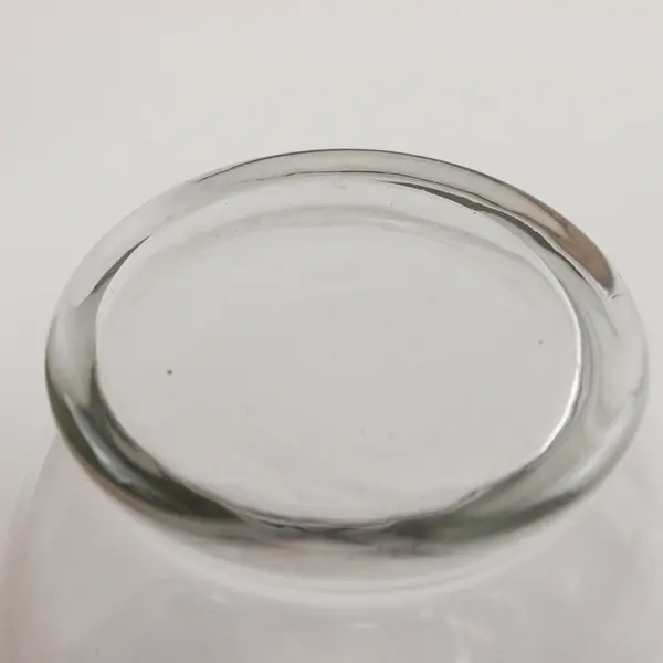 Unbranded Simple Round Clear Glass Bouquet Vase Home Decoration 7.5" Tall