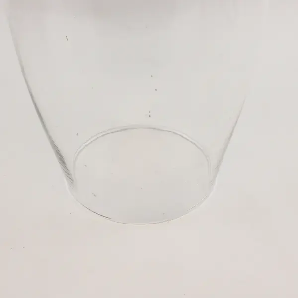 Unbranded Simple Tall Round Clear Glass Bouquet Vase Home Decoration 11" Tall