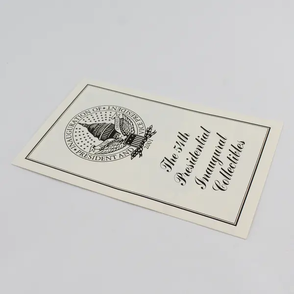 The 54th Presidential Inaugural Collectibles Brochure Bush Cheney 2001