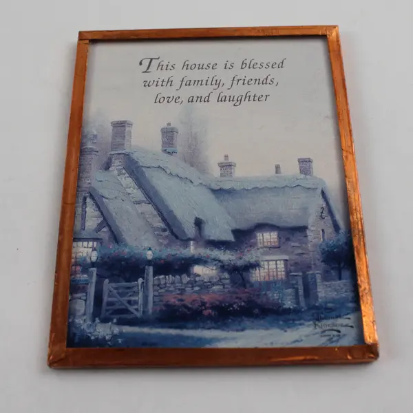 Lot of 4 Thomas Kinkade Refrigerator Magnets - New Collectible