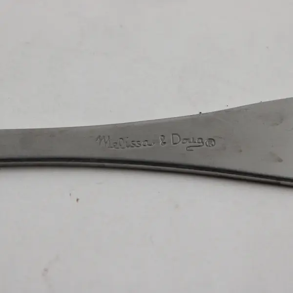 Lot of 3 Melissa & Doug SS Children's Flatware 2 Youth Knives 1 Fork Rare Items 