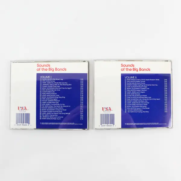Sounds of the Big Bands CD Vols. I & II by Various 1989, # USACD-600