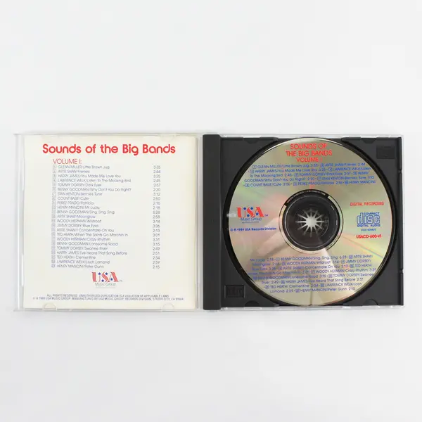 Sounds of the Big Bands CD Vols. I & II by Various 1989, # USACD-600