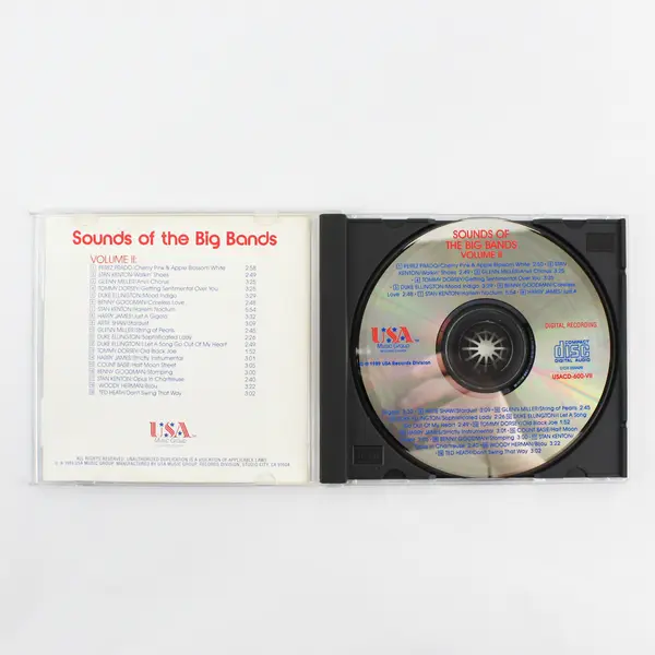 Sounds of the Big Bands CD Vols. I & II by Various 1989, # USACD-600