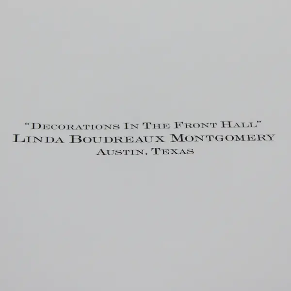 2000 Texas Governor George W. Bush Christmas Card