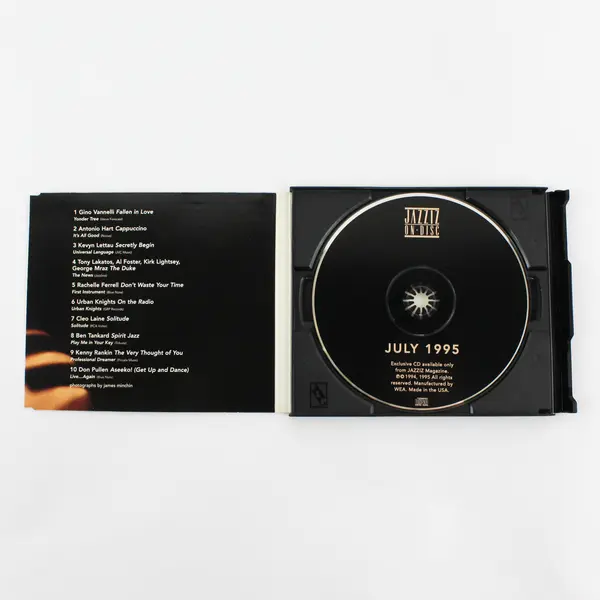 JAZZIZ ON-DISC July 1995 Promo Magazine Exclusive Jazz CD 