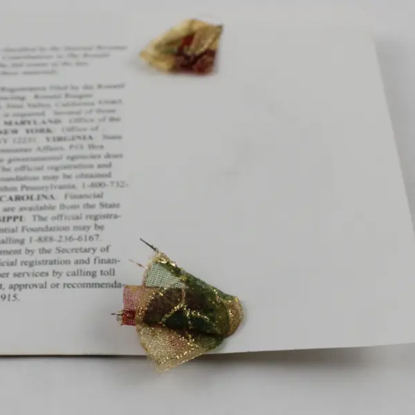 Ronald Reagan Presidential Foundation Christmas Card With Ribbon 