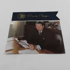 Ronald Reagan Presidential Foundation Official Bookmark and Photo Set 