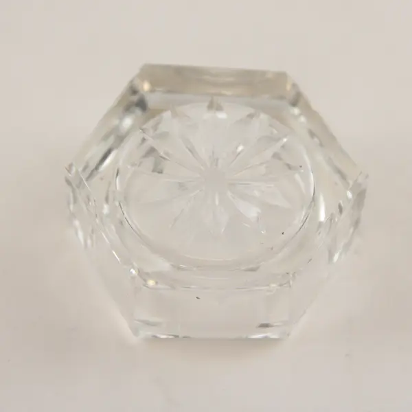 Lot of 2 Vintage Glass Salt Cellars Open Salts Collectible Tableware